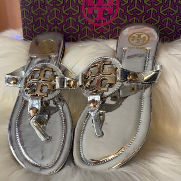 New Tory Burch Miller Sandals - Picture 2 of 3